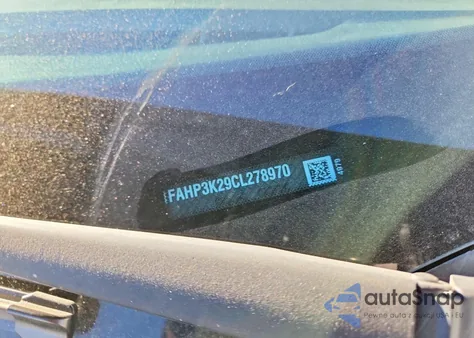 2012 Ford Focus Se z USA, uszkodzony, nr VIN 1FAHP3K29CL278970